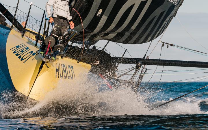 Alan Roura, on course for the 2022 Vendée Arctique